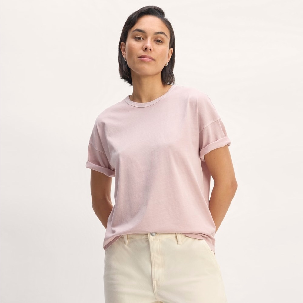 Everlane The Boyfriend Tee in Essential Cotton